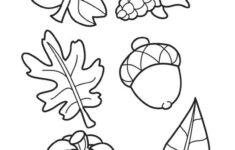 25 Inspirational Pics Acorn Number Coloring Page Craft Ideas Large