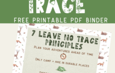 7 Leave No Trace Principles For Backpacking And Camping FREE PDF