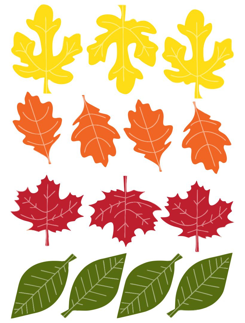 8 Best Real Leaf Printable Printablee