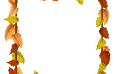 An Autumn Leaf Border 296171 Vector Art At Vecteezy