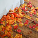 Artificial Maple Leaves 5 Assorted Mixed Fake Fall Maple Leaf Lifelike