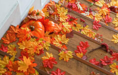 Artificial Maple Leaves 5 Assorted Mixed Fake Fall Maple Leaf Lifelike