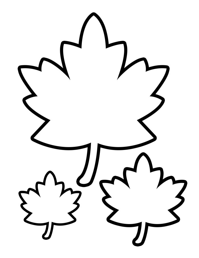 Autumn Leaf Cutouts Templates ClipArt Best