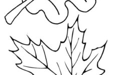 Autumn Leaves In Autumn Coloring Page Color Luna