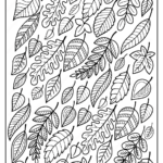 Autumn Leaves Printable Coloring Pages