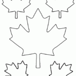 Blank Leaf Template Coloring Home