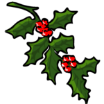 Christmas Clip Art Holly Leaf Png Download 2400 2499 Free