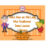 Classroom Freebies Too There Was An Old Lady Who Swallowed Some Leaves