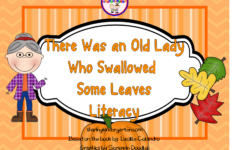 Classroom Freebies Too There Was An Old Lady Who Swallowed Some Leaves