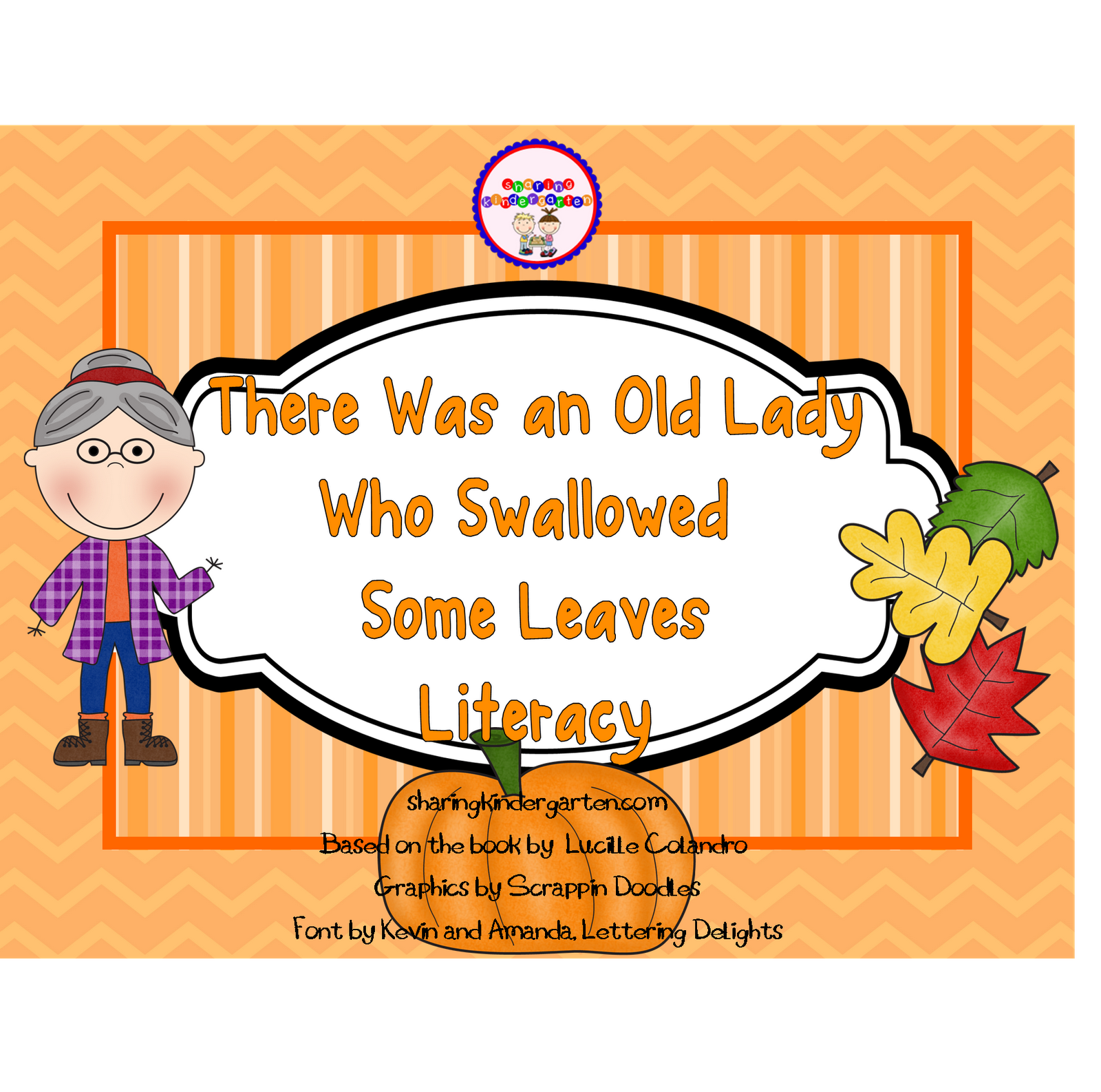 Classroom Freebies Too There Was An Old Lady Who Swallowed Some Leaves 