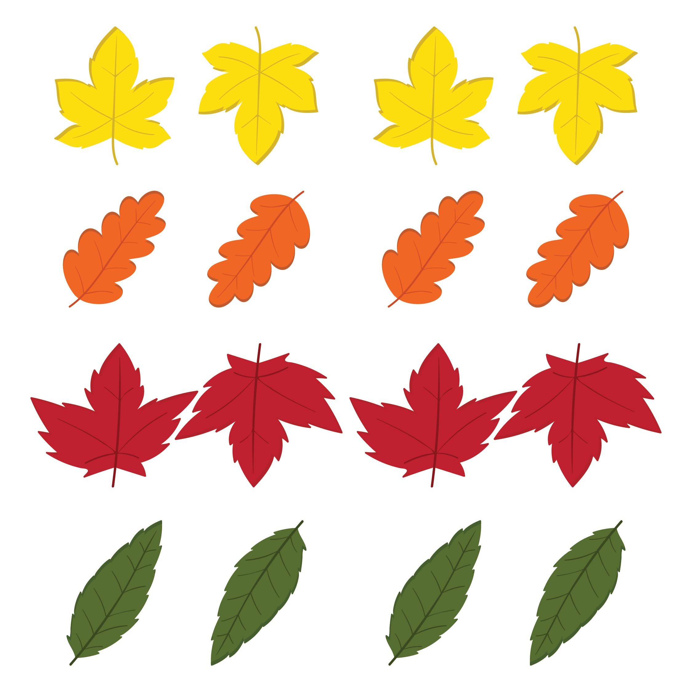 Colored Leaf Printables Printable Word Searches