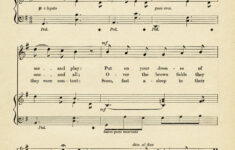 Come Little Leaves Sheet Music Free Vintage Image Sheet Music Kids