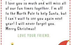 Elf On The Shelf Goodbye Letter FREE Printable Make Life Lovely