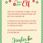 Elf On The Shelf Goodbye Letter Template