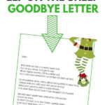 Elf On The Shelf Goodbye Letter The Perfect Elf On The Shelf Leaving