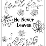 Fall For Jesus Fall Coloring Pages Coloring Pages Free Printable