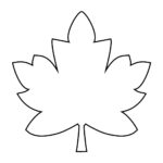 Fall Season Coloring Page Maple Leaf Planerium