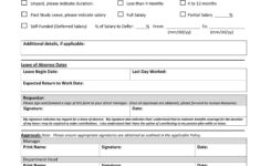 FREE 14 Staff Absence Forms In MS Word Excel PDF