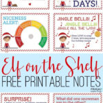 FREE Elf On The Shelf Notes Elf On Shelf Notes Elf Notes Elf Printables