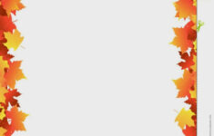 Free Fall Border Paper Printable Printable Templates