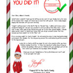 Free Printable Editable Elf On The Shelf Goodbye Letter Printable