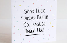 Free Printable Farewell Cards Goodbye Greeting For Teachers Inside