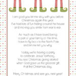 Free Printable Goodbye Letter From Elf Printable Word Searches