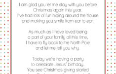 Free Printable Goodbye Letter From Elf Printable Word Searches