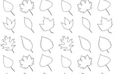 Free Printable Leaves Coloring Pattern Paper Ausdruckbares