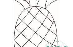 Free Printable Pineapple Template Pineapple Template Pineapple