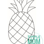Free Printable Pineapple Template Pineapple Template Pineapple
