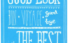 Going Away Card Printable Printable Word Searches