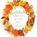 Gratitude Fall Printable Fall Happy Fall Thanksgiving Poems