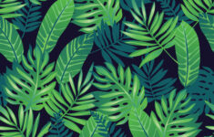 Green leaf pattern Print My Strap