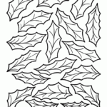 Holly Leaf Drawing At GetDrawings Free Download