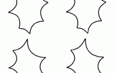 Holly Leaf Templates Free Printable FREE PRINTABLE TEMPLATES
