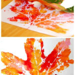 How To Make DIY Fall Leaf Prints With Kids Fall Crafts For Kids Fun