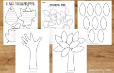 I Am Thankful Worksheet Gratitude Tree Printables Mrs Merry