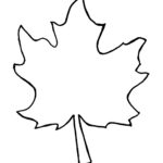 Large Leaf Pattern Printable