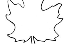 Large Leaf Pattern Printable