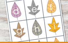 Leaf Letters Printable For Fall Spelling Activities NurtureStore