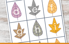 Leaf Letters Printable For Fall Spelling Activities NurtureStore