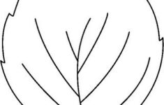 Leaf pattern bw Crafts And Worksheets For Preschool Toddler And