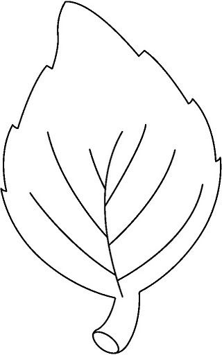 Leaf pattern bw Crafts And Worksheets For Preschool Toddler And 