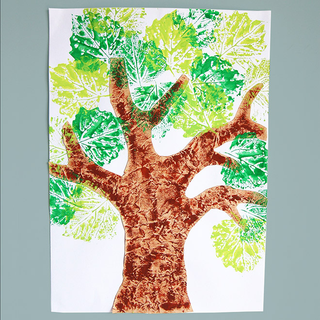 Leaf Print Craft