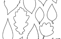 Leaf Template Free Printable Leaf Outlines One Little Project Leaf