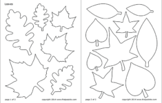 Leaf Templates Free Printable Templates Coloring Pages