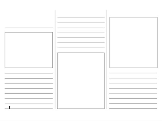 Leaflet Template Teaching Resources