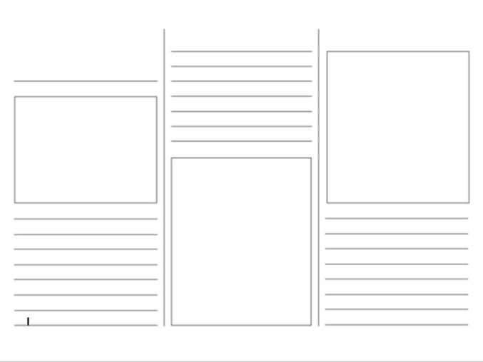 Leaflet Template Teaching Resources Printable Leaves