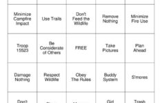 Leave No Trace Bingo Cards To Download Print And Customize